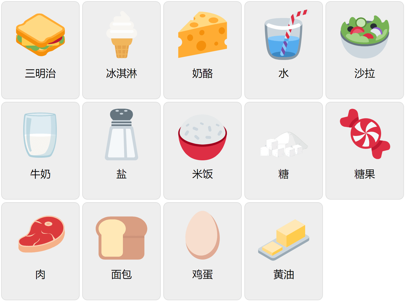 Еда на китайском языке 1