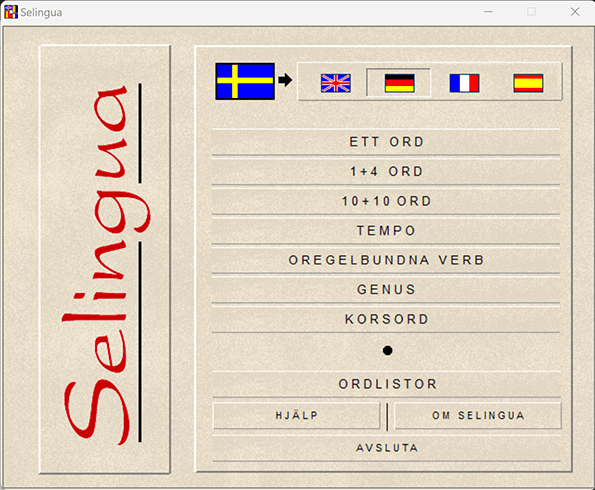 Selingua language software