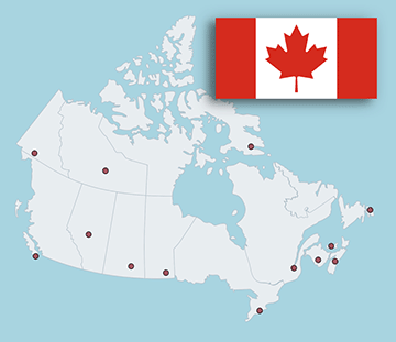 Canada: Capitals of Provinces and Territories