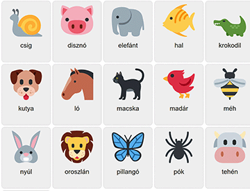 Animals in Hungarian