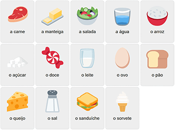 Food in Portuguese 1