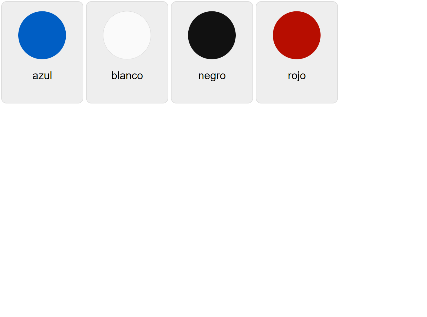 Colors in Spanish (very easy version)