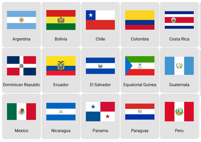 World: Spanish Speaking Countries