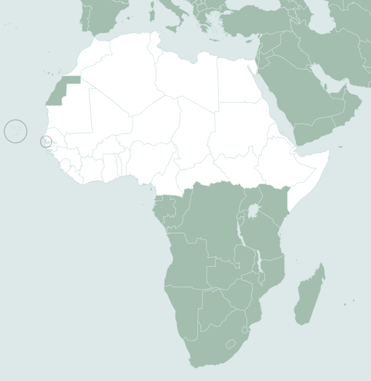 Africa North of The Equator: Countries