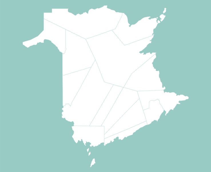 New Brunswick: Counties