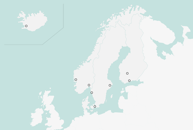 Norden: städer