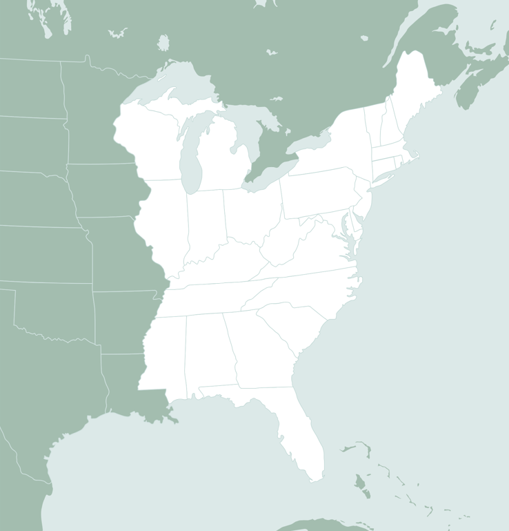 US: States East Of The Mississippi River