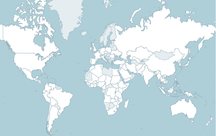 World: 90 Largest Countries By Population